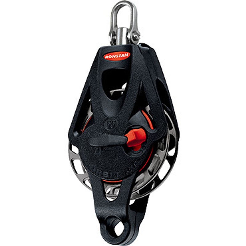 Ronstan Series 55 Ratchet Orbit Block, Single, Becket, Swivel