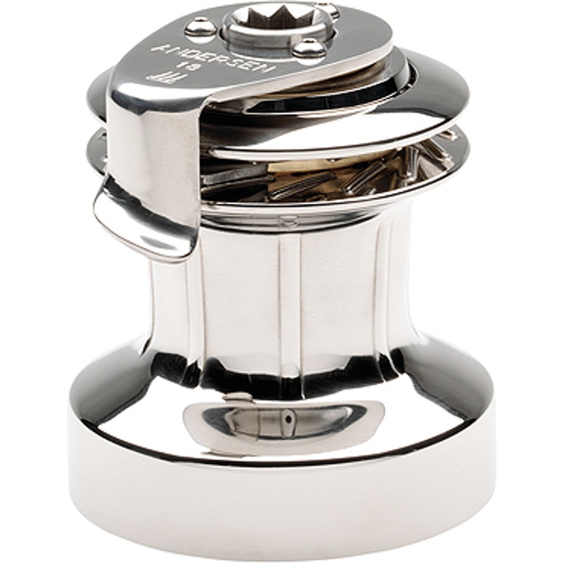 Andersen 18ST Winch, 1-Speed, Full Stainless