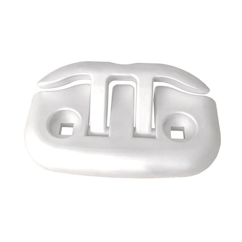 Dock Edge Flip Up Dock Cleat 6″ White DockSide Alum