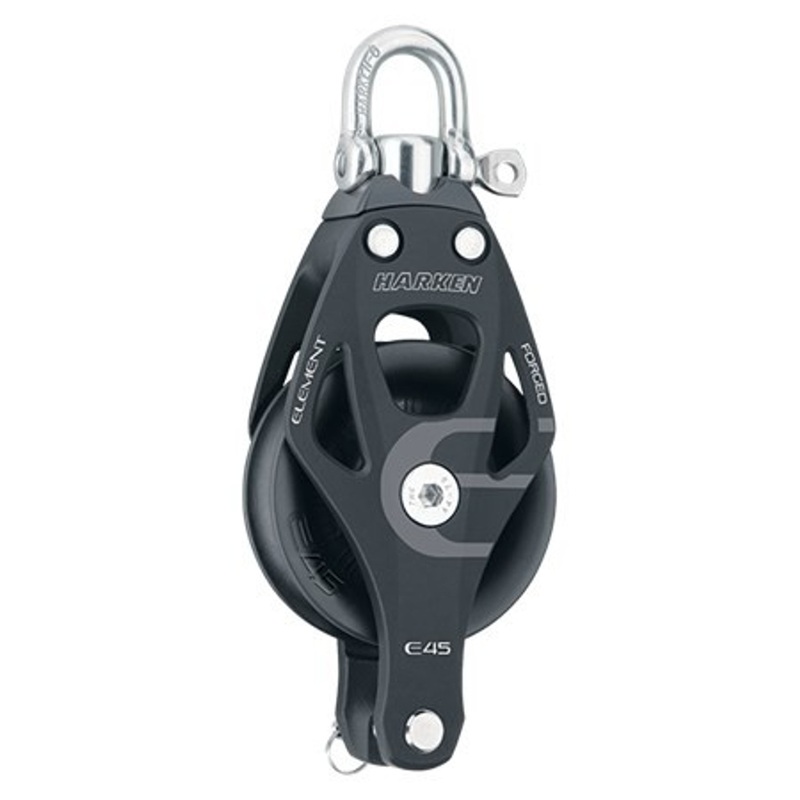 Harken 45mm Aluminum Element Block – Swivel, Becket