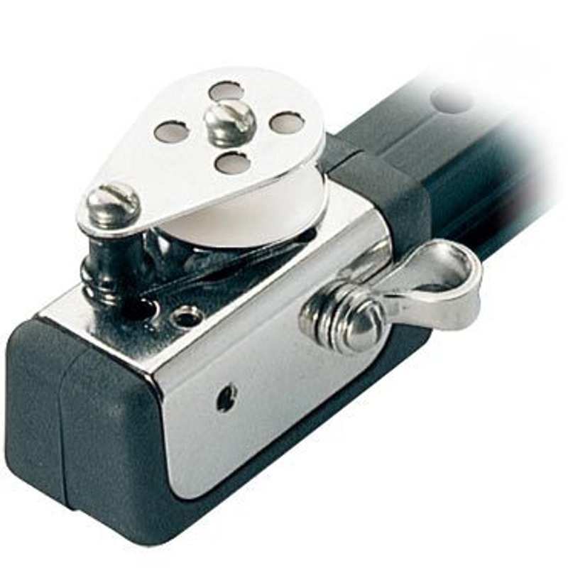 Ronstan Series 19 I-Beam Control End, Single Sheave, Becket