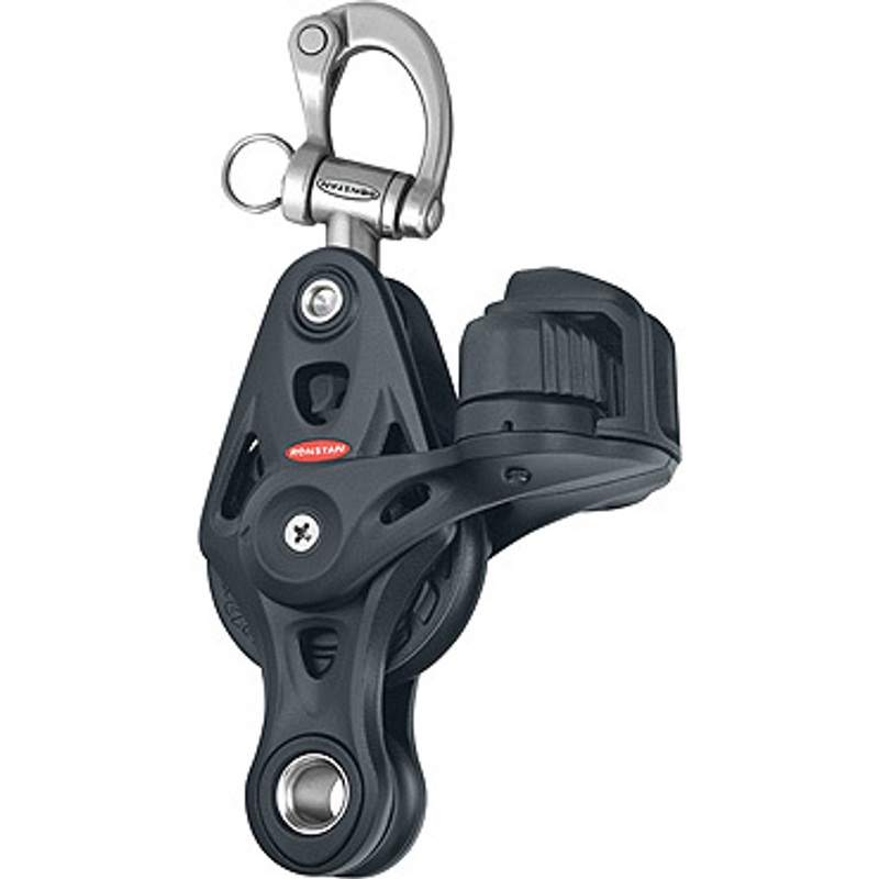 Ronstan Series 60 Core Block, Fiddle Cleat Snap Shackle