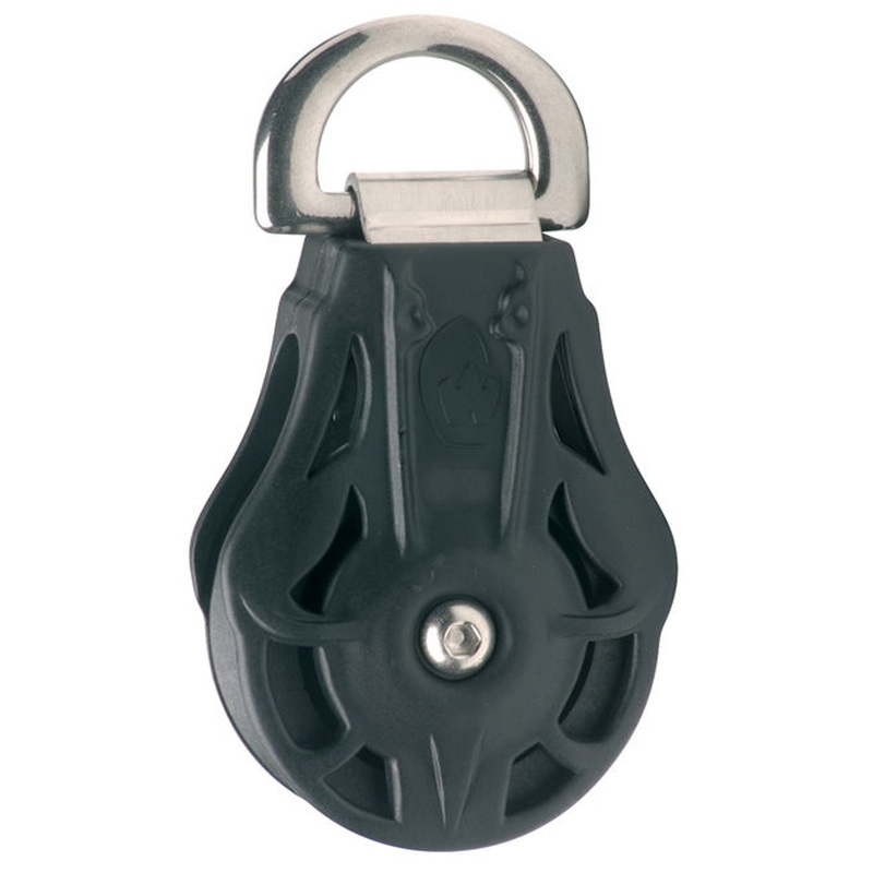 Wichard 55mm Ball Bearing Block Single Webbing D-ring