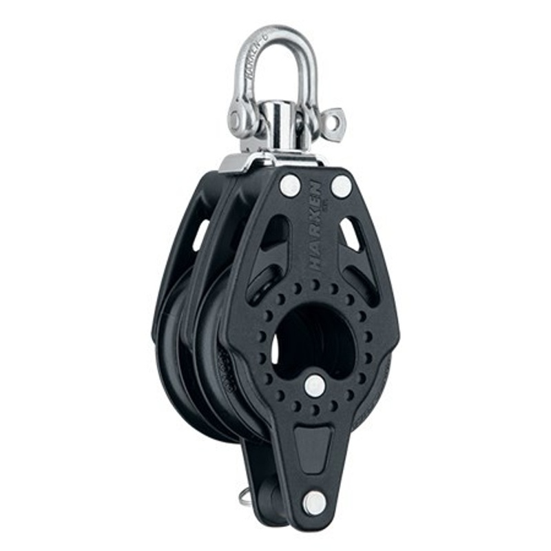 Harken 57mm Double Carbo Block w/ Becket