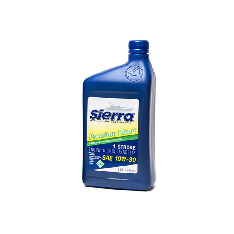 Sierra 10W-30 FC-W 4-Stroke Outboard Oil – 946ml (1 quart)