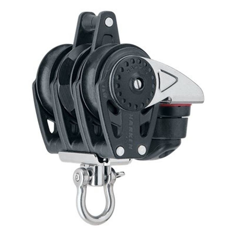 Harken 40mm Triple Carbo Ratchet w/ Cam Cleat & Becket