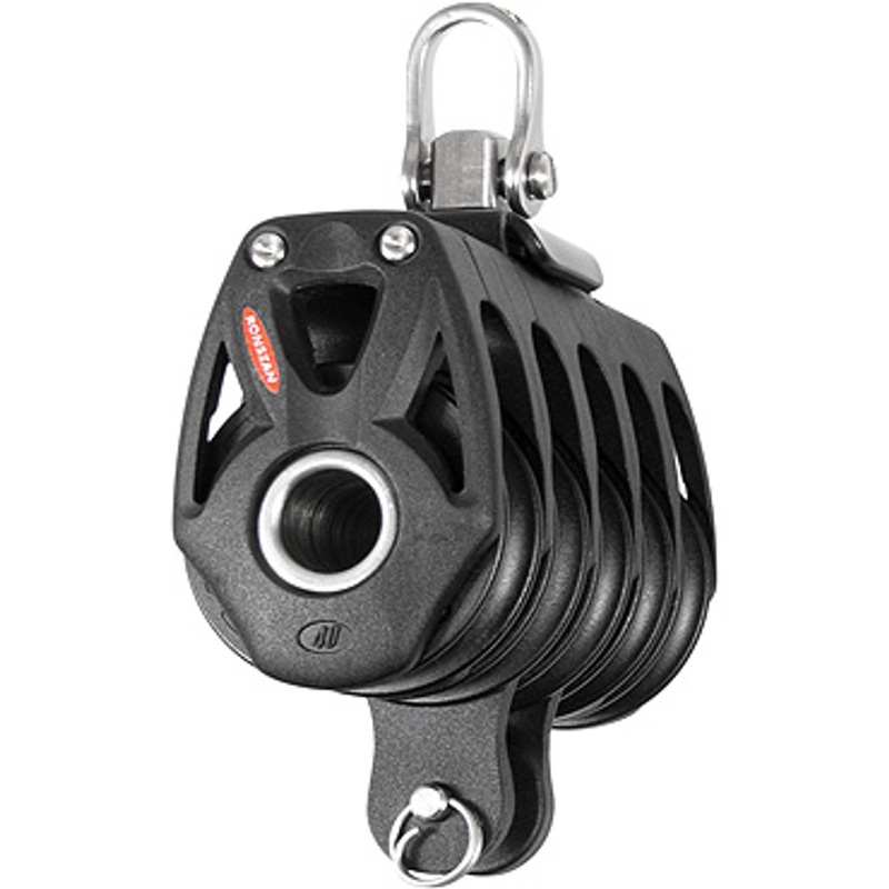 Ronstan Series 40 Orbit Block, Quin Block, Becket, Swivel Shackle Head