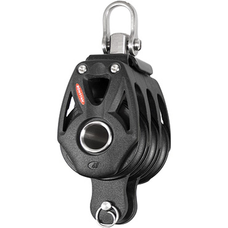 Ronstan Series 40 Orbit Block, Triple Block, Becket, Swivel Shackle Head