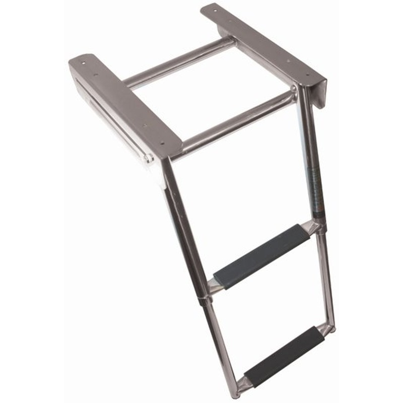 RWB Ladder Stainless Steel Retractable Under Platform 2 Step/3 Step