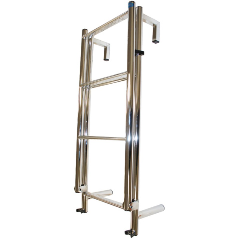 RWB Stainless Steel Toe Rail 6 Rung Yacht Ladder