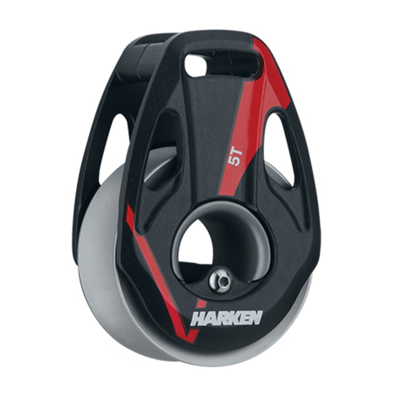 Harken 5.0T Aluminum Loop V Block w/ Wide Sheave
