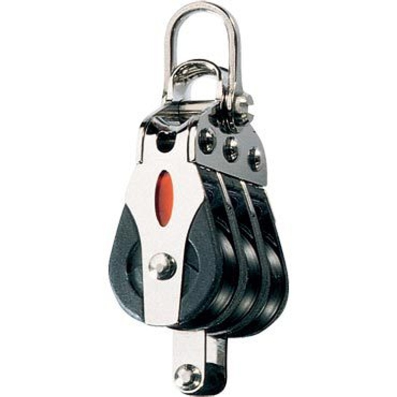 Ronstan Series 20 Ball Bearing Block, Triple Becket