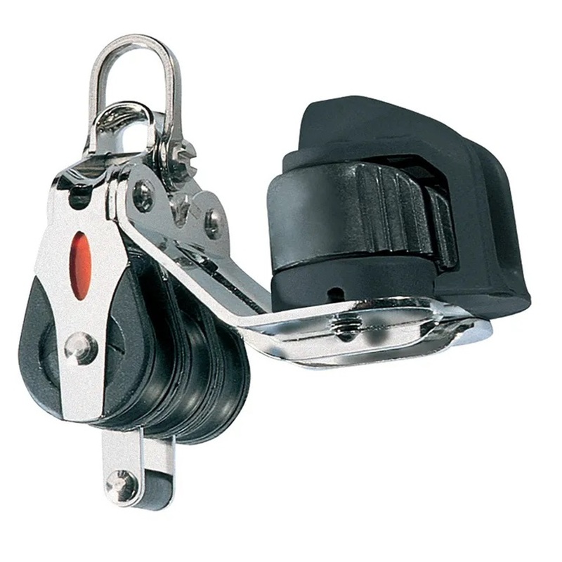 Ronstan Series 20 Ball Bearing Block, Triple Cleat Becket