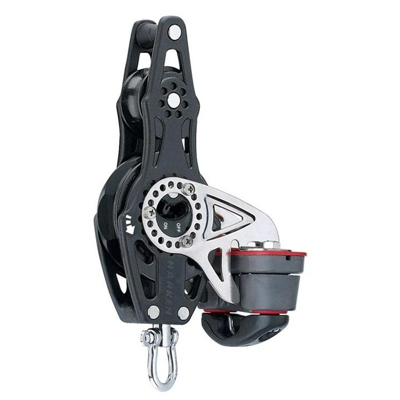 Harken 75mm Carbo Fiddle Ratchet w/ Becket and 150 Cam