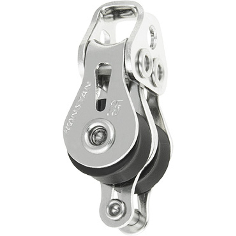 Ronstan Series 15 Ball Bearing Block, Double Becket, No Shackle