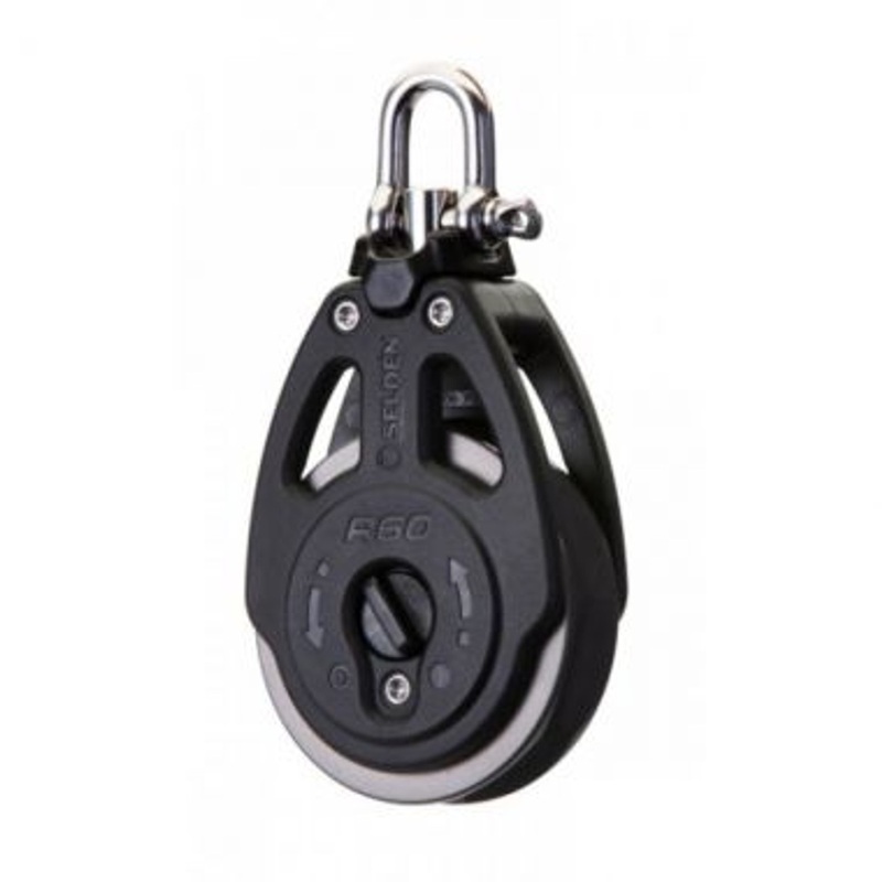 Selden R60+ Single Ratchet Block – Aluminium Sheave