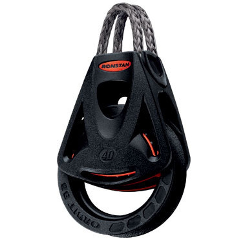 Ronstan Series 40 Ball Bearing Orbit Block, Single, Link Head
