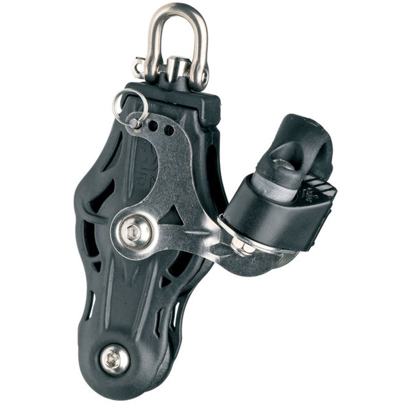 Wichard 45mm Plain Bearing Block Fiddle + Cam Swivel Shackle