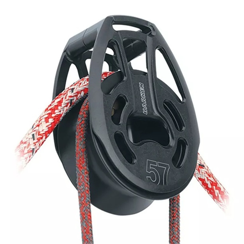 Harken 57mm Aluminum Double Loop Block – Wide