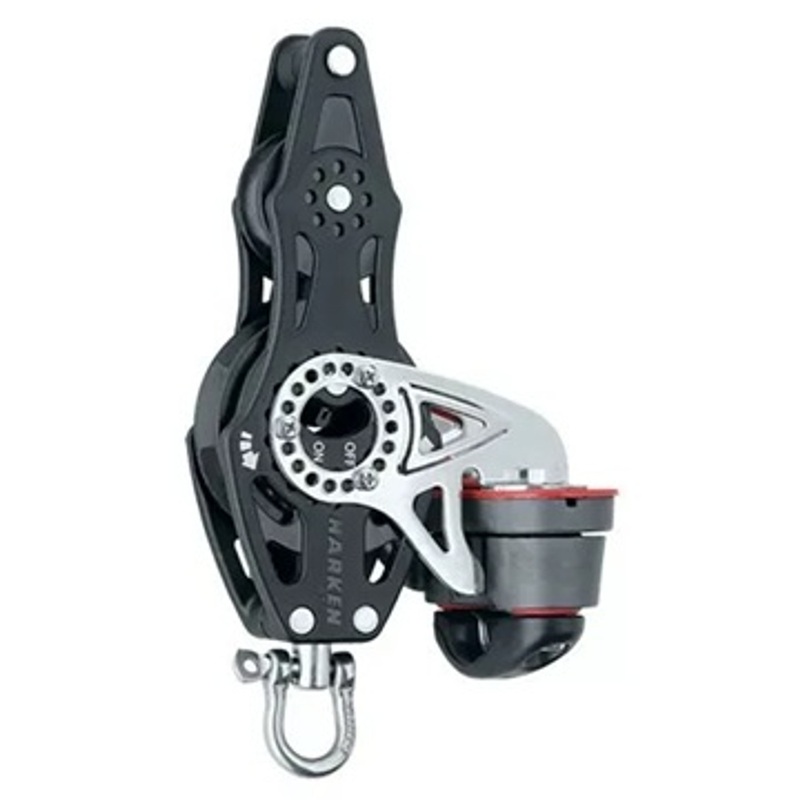Harken 57mm Carbo Fiddle Ratchet w/ Becket and 150 Cam