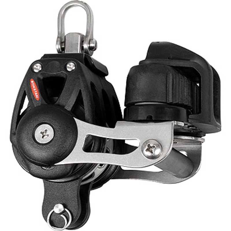 Ronstan Series 40 Orbit Block, Triple Block, Becket, Adjustable Cleat, Auto Ratchet, Swivel Shackle Head