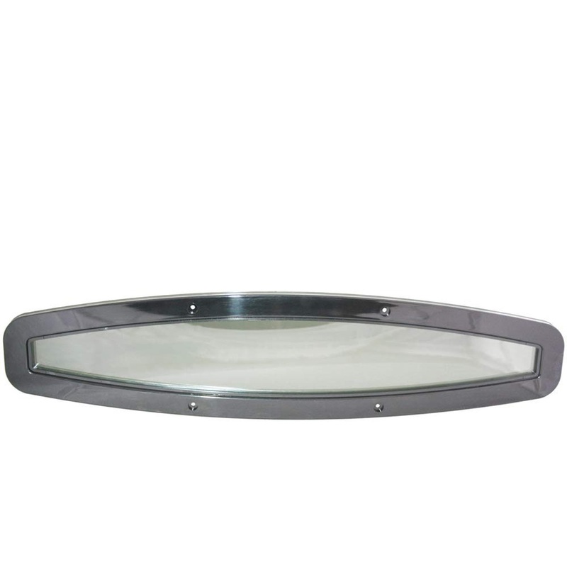 RWB Beckson Oval Flexible Portlight Black/Tint 600mm