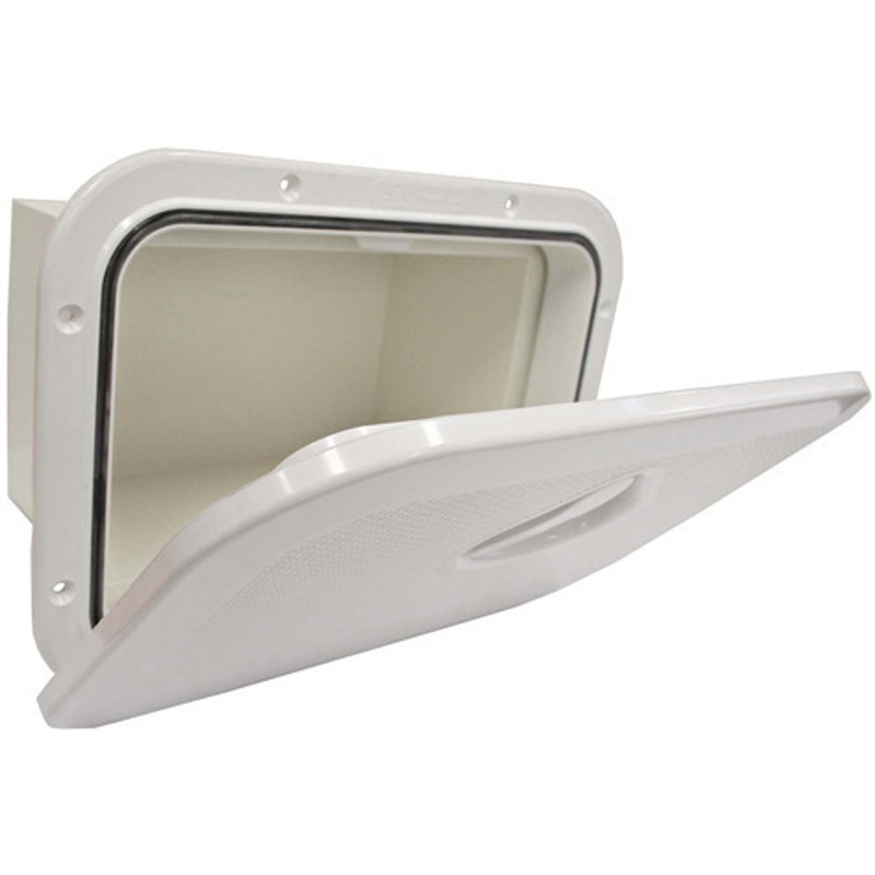 RWB Deluxe Storage Hatch Box White