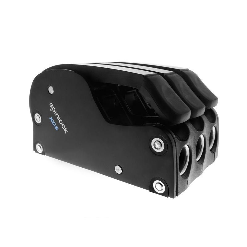 Spinlock XCS Clutch with Ceramic Cam and Base, 6-10mm Line, Black – Triple