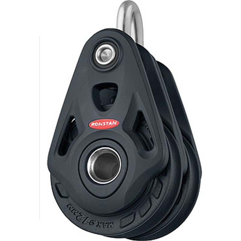 Ronstan Series 60 Core Block, Double, Non-Swivel Head