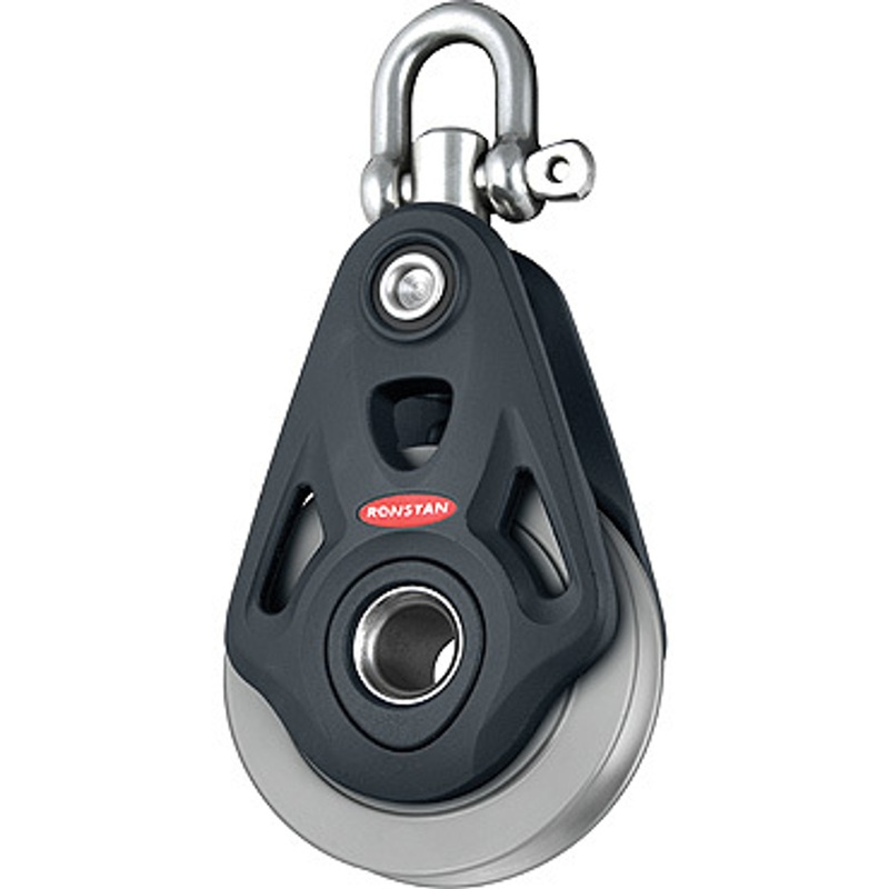 Ronstan Series 75 Core Block, Single, Aluminium Rope/Wire Sheave