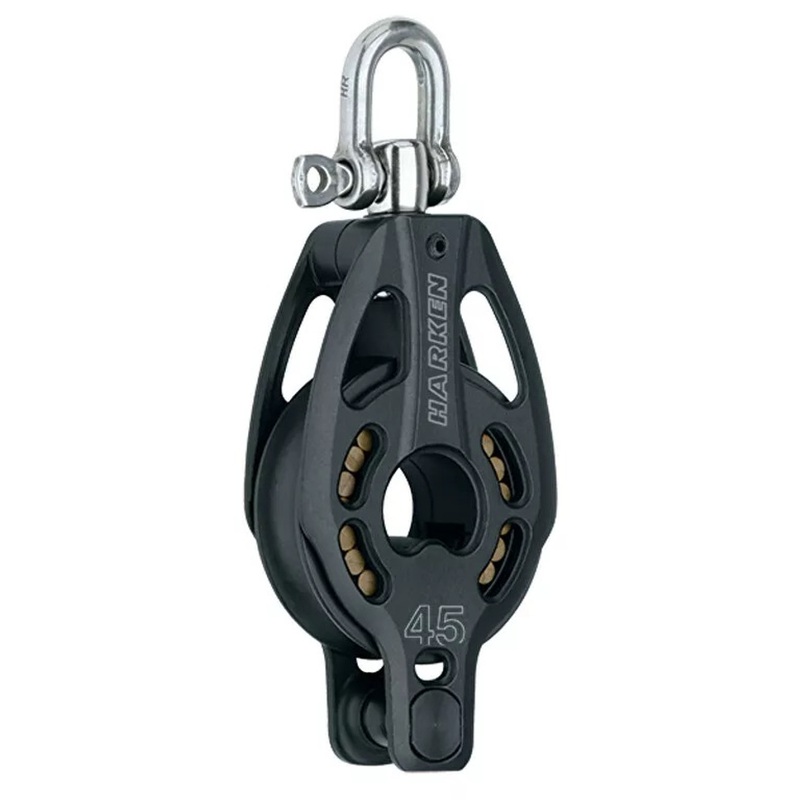 Harken 45 mm Aluminum Block – Swivel, Becket