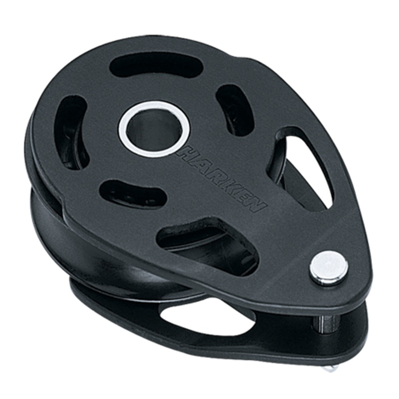 Harken 57mm Aluminum Teardrop Low-Load Mast Collar ESP Block – 6mm Clevis