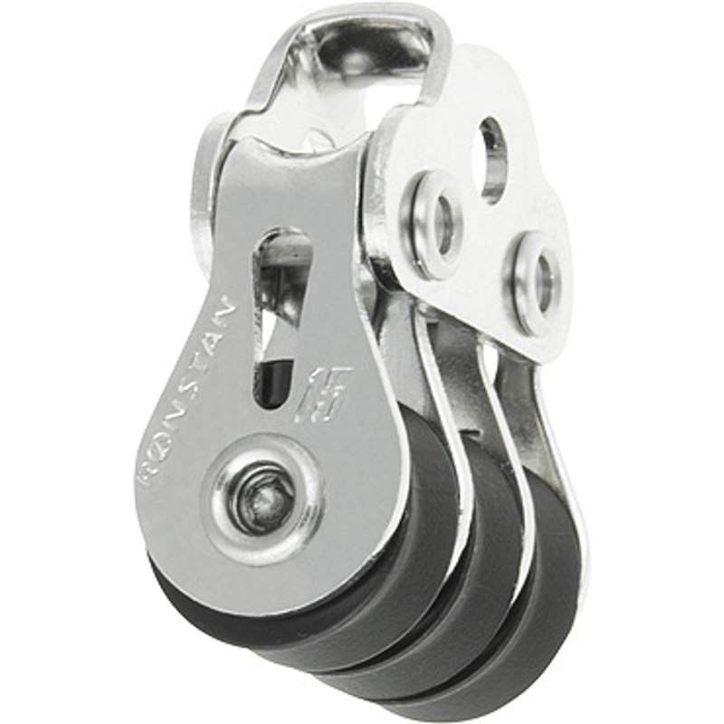 Ronstan Series 15 Ball Bearing Block, Triple, No Shackle