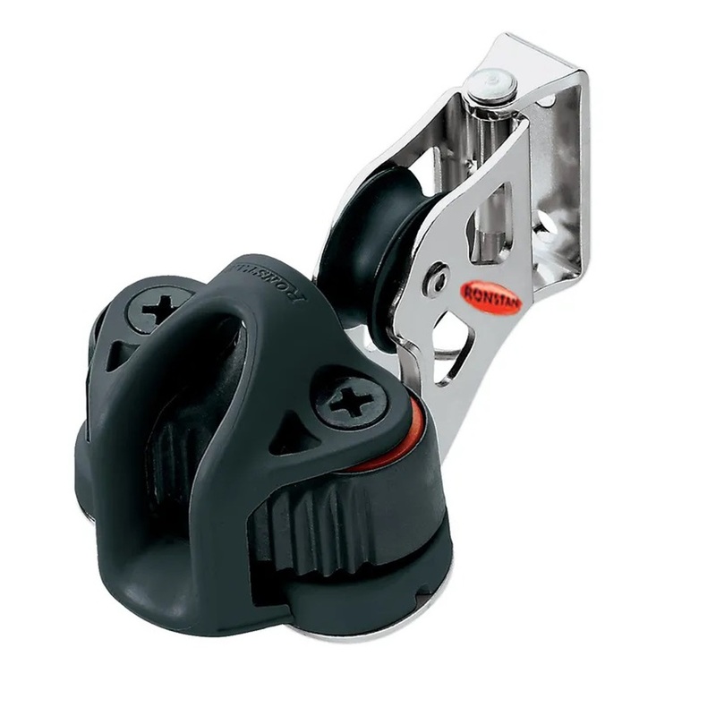 Ronstan Series 20 Ball Bearing Block, Pivoting Lead, Cleat