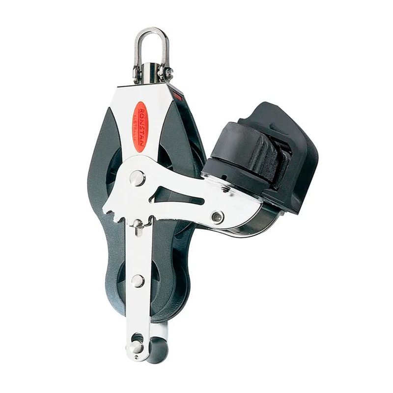 Ronstan Series 50 Ball Bearing Block, Fiddle, Becket Cleat