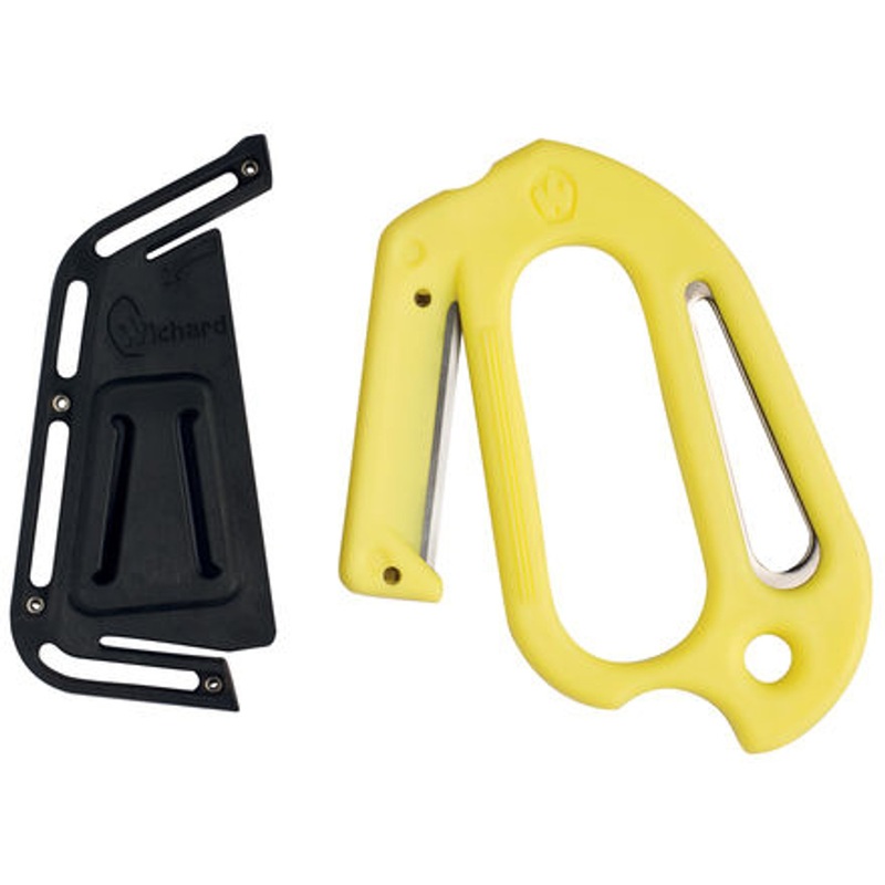 Wichard Line Cutter Plain Blade Shackle Key Sheath – Fluorescent