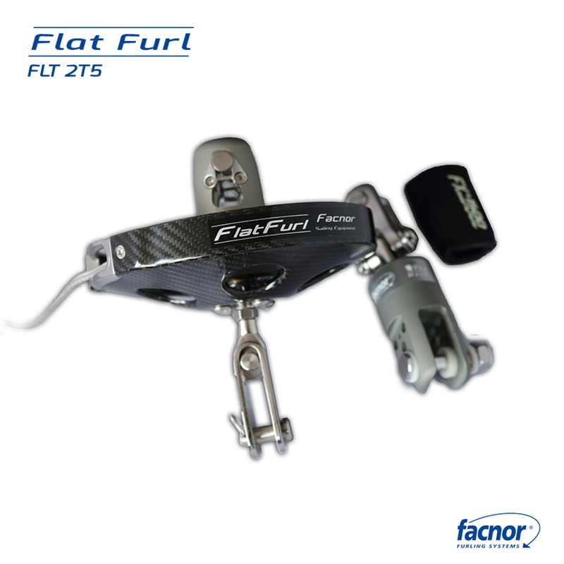 Facnor Flatfurl FLT-D6 Structural Furler /Extra Low Profile Drum for 6mm Forestay/10mm Bottom Pin