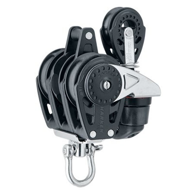 Harken 40mm Triple Carbo Ratchet w/ Cam, Becket & 29mm Block
