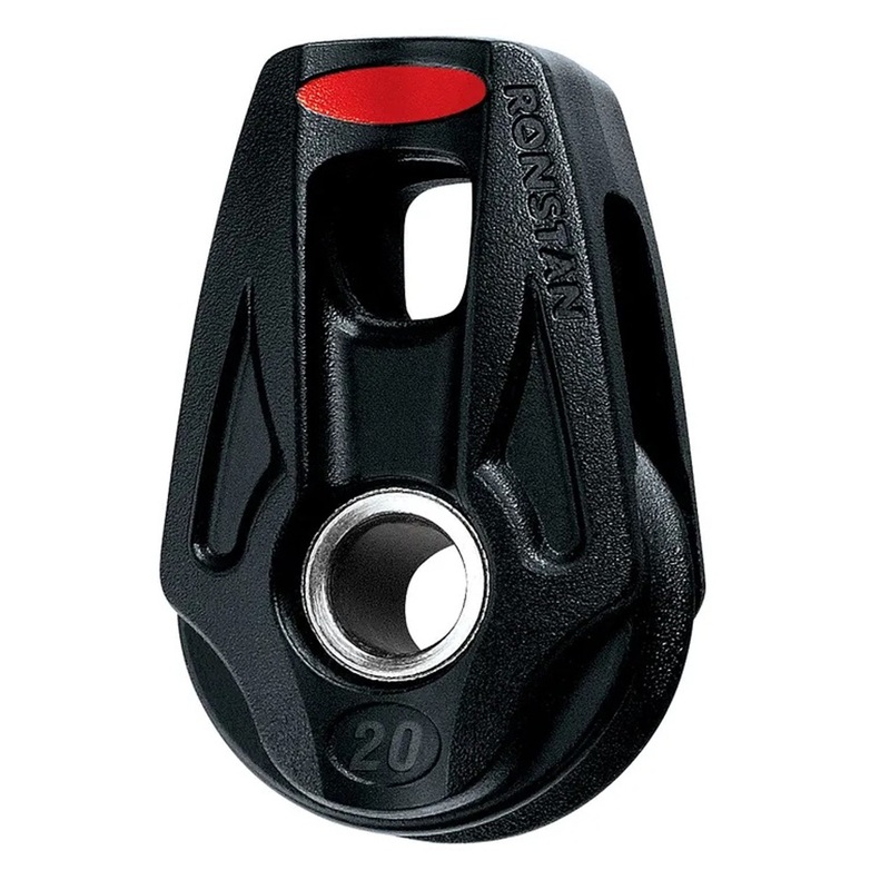 Ronstan Series 20 BB Orbit Block, Single, Lashing, Becket
