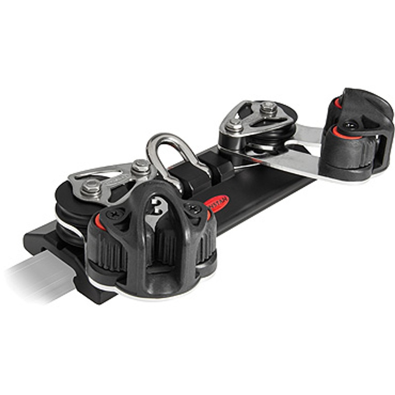 Ronstan Series 26 Traveller Car 205mm, 4 Control Sheaves, 2 Cleats