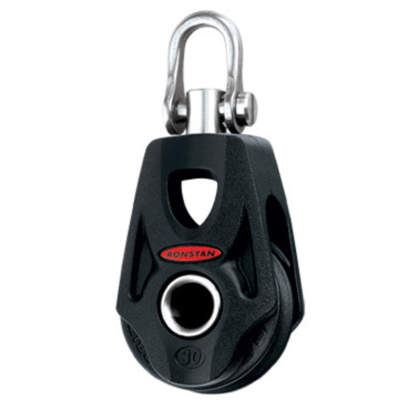Ronstan Series 30 Ball Bearing OrbitBlock Single Swivel Shackle Head Becket