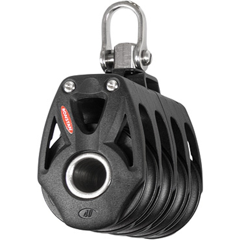 Ronstan Series 40 Orbit Block, Quad Block, Swivel Shackle Head