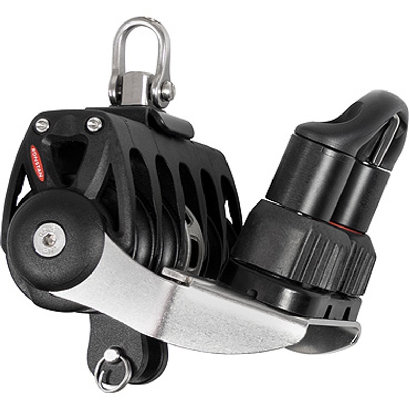 Ronstan Series 40 Orbit Block, Quin Block, Becket, Adjustable Cleat, Auto Ratchet, Swivel Shackle Head