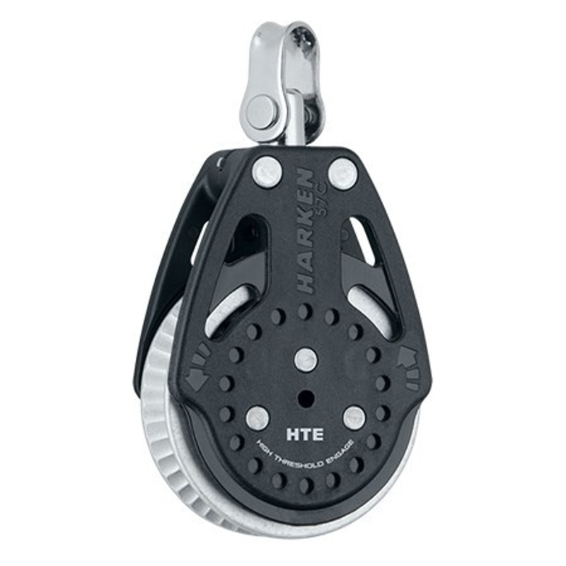 Harken 57mm Ratchamatic HTE Block – Swivel, 2x Grip