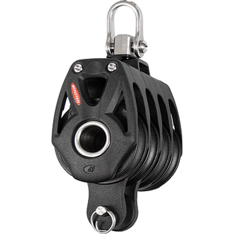 Ronstan Series 40 Orbit Block, Quad Block, Becket, Swivel Shackle Head