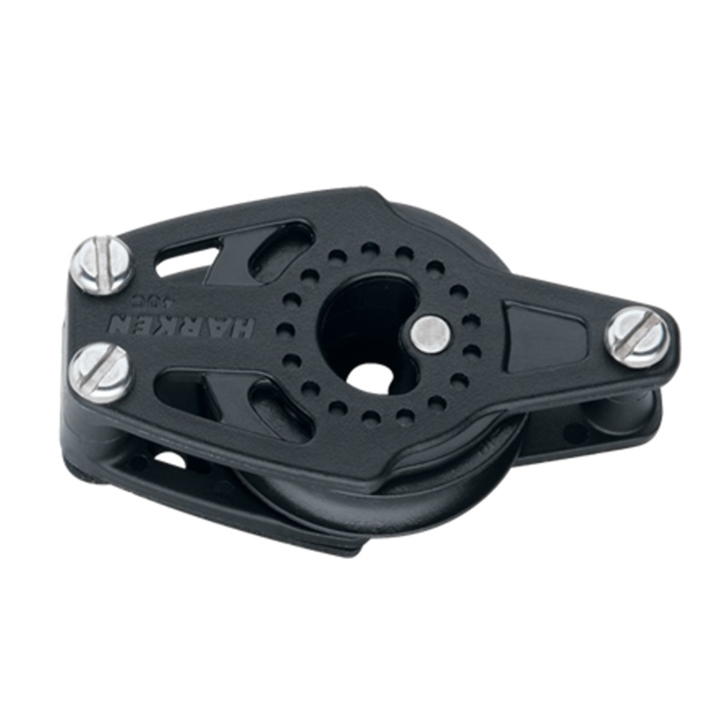 Harken 40mm Carbo Cheek Block w/Becket