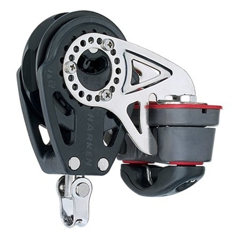 Harken 57mm Carbo Ratchet Block w/ Cam Cleat