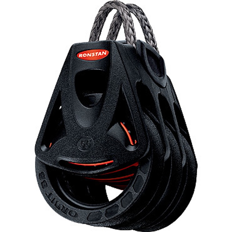 Ronstan Series 55 Ball Bearing Orbit Block, Triple, Link Head