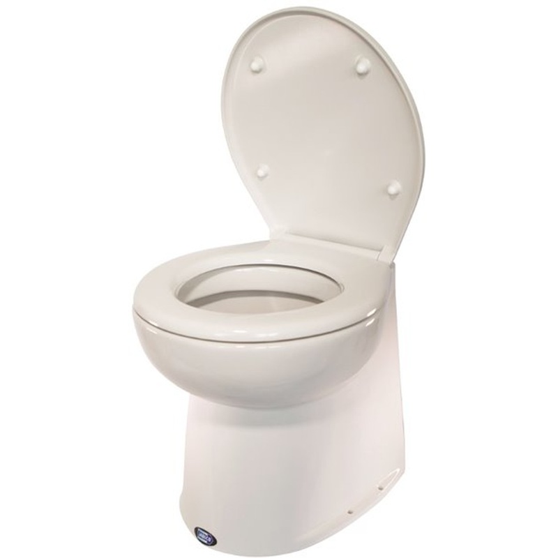 RWB Jabsco Deluxe Silent Flush Electric Toilets – Slanted Back Fresh Water Rinse