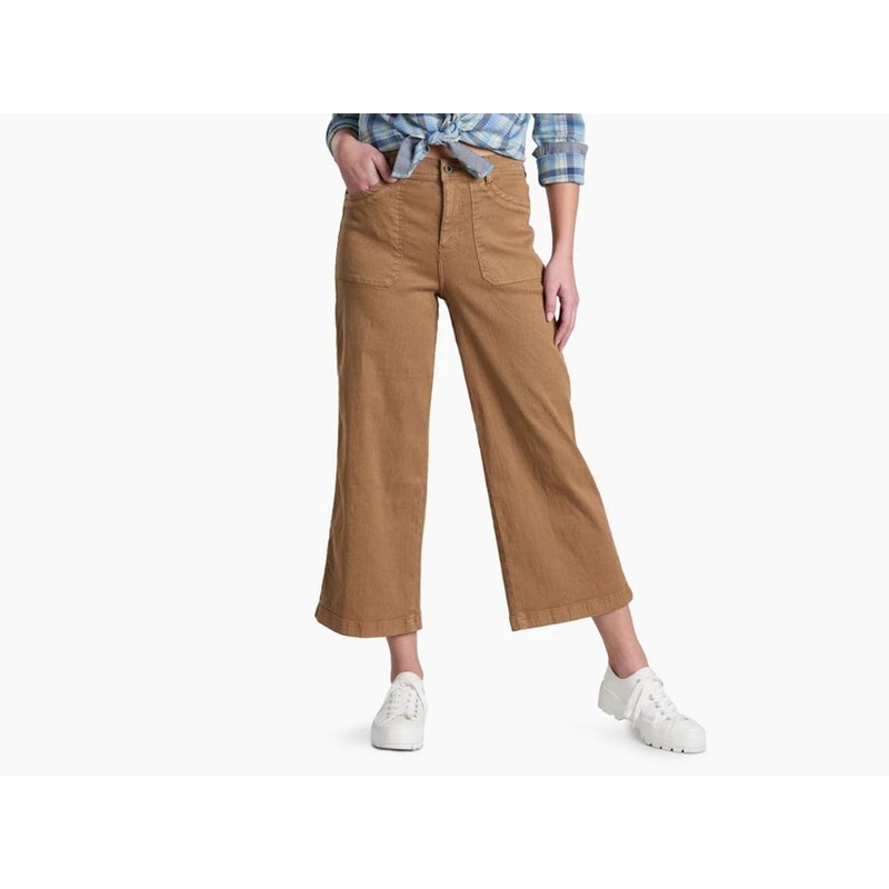 Kuhl Seaboard Wide-Leg Crop – Sawdust